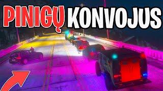 PINIGŲ KONVOJUS?! ∣ GTA ROLEPLAY LIETUVIŠKAI (SideStoryRP)