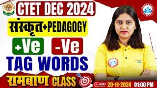 CTET Sanskrit Pedagogy Tag Words 2024 | CTET Dec 2024 Sanskrit Positive & Negative Tag Words