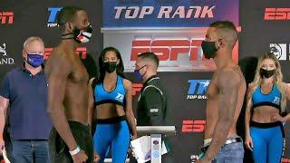 FRED WILSON JR. VS. DONTE STUBBS - FULL WEIGH IN & FACE OFF VIDEO