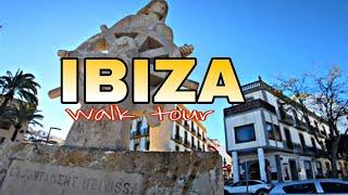 [4K-HD] IBIZA Town Walk Tour ||What Ibiza Looks Like In December ?|Beautiful City in Spain