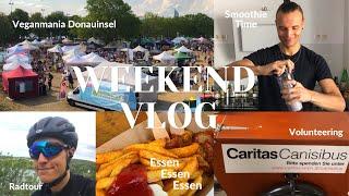 WEEKEND VLOG in Vienna w/ Michael | Radtour-Action, Street Food Veganmania 2022 und ein Herzensthema