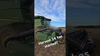 Black bean harvest has started!! #harvest24 #farming #johndeere