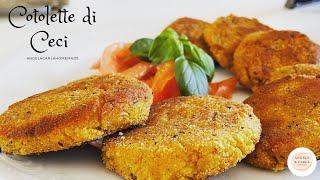 COTOLETTE DI CECI VEGANE E SENZA GLUTINE - facili e pronte in 5 minuti