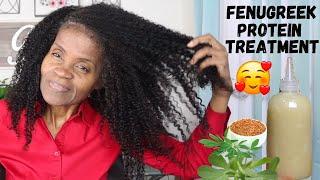 DIY NATURAL HAIR PROTEIN TREATMENT FOR STRONGER GROWING HAIR