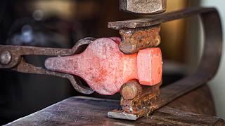 Forging a Cross Peen Hammer with ONLY Hand Tools