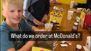 Our 2nd time eating McDonald's...what do we get?