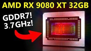 AMD RX 9080 XT 32GB ES Leak: 3.7GHz, GDDR7, Release Date! (+ RX 9060 XT Supply)