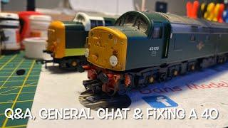 Q&A, General Chat & fixing class 40 bogies.