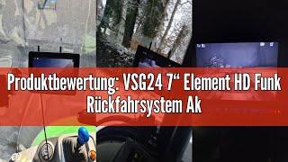 Produktbewertung: VSG24 7“ Element HD Funk Rückfahrsystem Akku Magnet für Wohnmobil & LKW, KFZ Set R