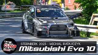1.100hp Mitsubishi Evo 10 RS - Michal Ratajczyk || Hill Climb Sternberk 2023  ONBOARD