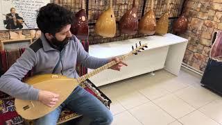 42’lik Dut Yaprak Si Kesik Bağlama - Yılmaz Saz Evi İstanbul Kartal