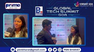 PARTHIVI SAWANT AT THE GLOBAL TECH SUMMIT 2024 || VIBRANT GOA