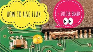 How To Use Flux / When To Use Flux || Soldering Tutorial HD