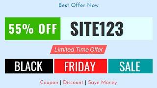 55% OFF SITE123 Black Friday Sale 2024 [+Domain]