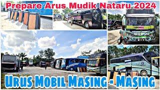 Sibuk Urus Mobil Masing - Masing. Persiapan Arus Mudik Nataru. Pemain Siantar & Medan Kumpul Disini.