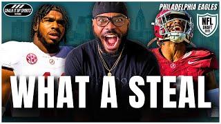 Eagles STUN Draft Experts, Jihaad Campbell 1st Round Pick | Chalk It Up Sports