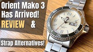 Orient Mako 3 Review With Strap Alternatives! (RA-AA0821S19B)