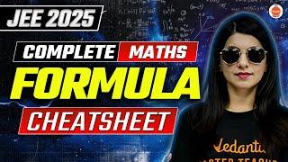 Formula Revision | Complete Maths | JEE Main 2025 |  Namrata Ma'am