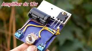 How to Make Amazing Mini Bass Amplifier DC 12v at Home