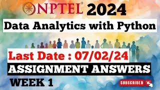 NPTEL Data Analytics with Python Week 1 Assignment Answers | Jan 2024