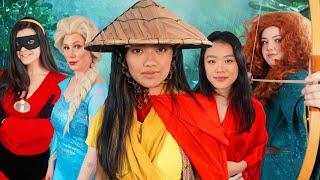 Raya And The Warrior Disney Princesses - THE MUSICAL | ft. Elsa, Mulan, Merida and Violet