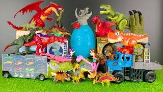 Jurassic World Unboxing Review Dinosaur Egg T-rex Dino Trucks Dragon Stegosaurus 3 Heads Dragon