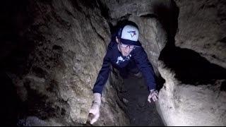 Cave exploring goes wrong! - Tight squeezes