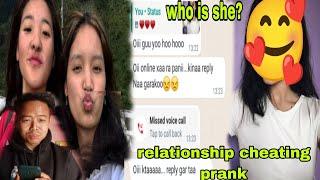 Relationship cheating prank to my girlfriend priah baine ko epic reaction 