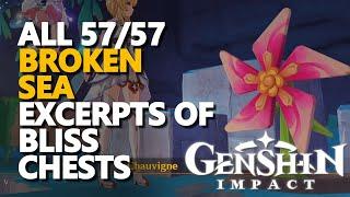 All Excerpts of Bliss Chests Broken Sea Simulanka Genshin Impact