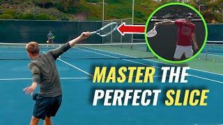Tennis Backhand Slice Lesson | How To Slice Like A Tennis Pro in 8 Minutes - Tennis Slice Tutorial