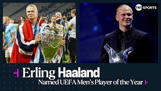 "I Like When Pep Shouts At Me!"  Man City Star Erling Haaland Named UEFA Men's Player of the Year 