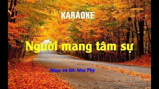 Karaoke - Người mang tâm sự