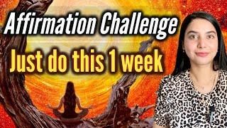 1 week Affirmation challenge just do this and Manifest Anything..Law of Attraction ||SparklingSouls