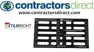 Inside Corner Tile Installation with TileRight MeasureRIGHT Pro