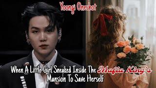 When A Little Girl Sneaked Inside the Mafia king's Mansion To Save Herself #yoongiff #fypシ゚