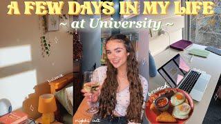 A few days in my life at University of Southampton | studying, gym, new job, nights out!