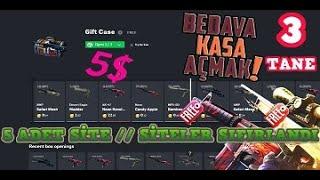 CS:GO 5 ADET YENİ SİTE // SİTELER SIFIRLANDI // BEDAVA 3$ // SKİN ÇEKİLİŞLİ // BEDAVA KASA AÇMA 2020