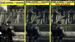 Gears of War Reloaded vs Ultimate Edition vs Original Early Graphics Comparison