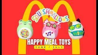 McDonald's Happy Meal Toys June - July : Squishmallows