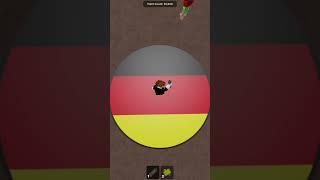 DRAWING GERMANY COUNTRYBALL  & COMING BACK LATER #shorts #roblox #germany #countryballs