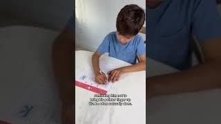 Pencil Grasp Hack For Better Handwriting | Credits: @7DaysofPlay