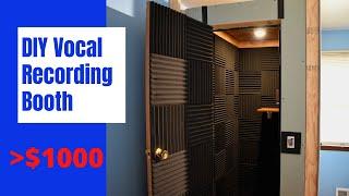 DIY Home Recording Booth *BEST 2023* // Step by Step