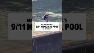 A man jumped into the reflecting pool at the 9/11 Memorial in #NYC, and the incident is on video.