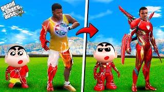 Franklin & Shinchan Found IronMan Suit in GTA 5 || Gta 5 Tamil