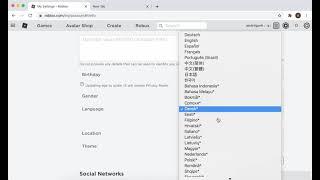 How to CHANGE LANGUAGE in ROBLOX?