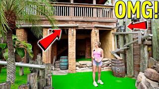 Epic ONE OF A KIND Mini Golf Course!