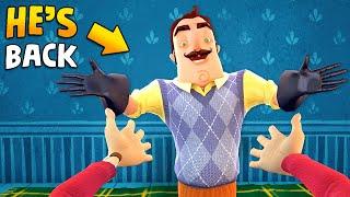 THE NEIGHBOR IS BACK MOD!!! (he is friendly?) | Hello Neighbor Gameplay (Mods)