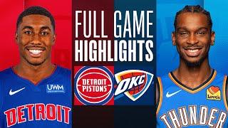 Game Recap: Thunder 124, Pistons 112