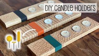 DIY Candle Holders | WE MAKE SAWDUST CHALLENGE