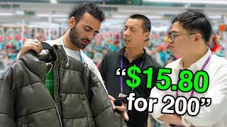 Asking Famous Clothing Factories their Prices